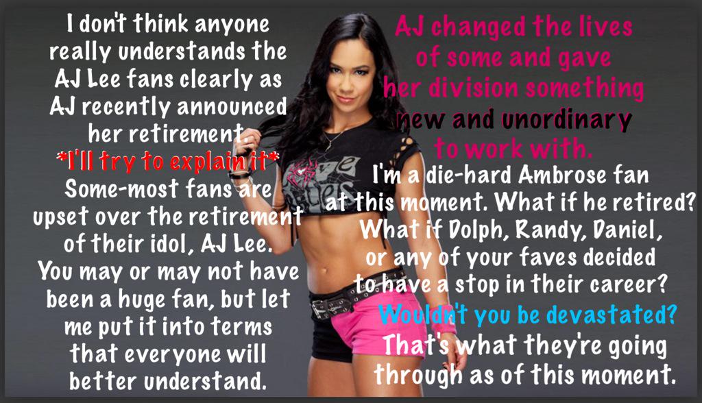 ✨RT/FAV✨

🙌Understand The AJ Lee Fans🙌

#AJTaughtMe 
#AJLee
<a href="/WWEAJLee/">Name</a>
#WWE
#ThankYouAJ
#Raw
#SmackDown
#AJ