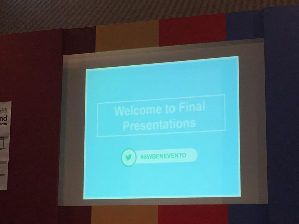 mark_izz's tweet photo. Final presentation #SWBenevento @techhubnapoli @killermedia @EnzoNotaristefa #startup #MakeInSouth http://t.co/4SBtt2cmKk