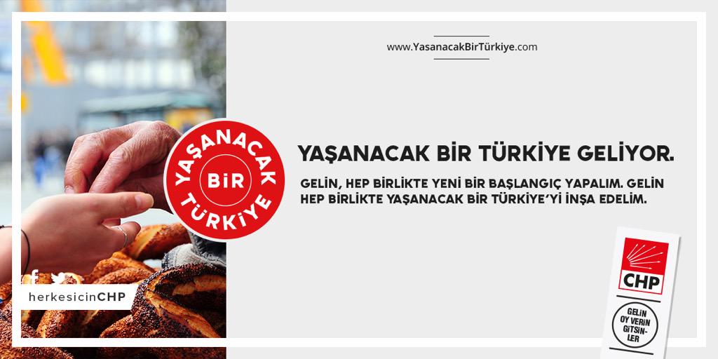 herkesicinCHP's tweet photo. #YaşanacakBirTürkiye geliyor. http://t.co/2U5TYU3LZ1