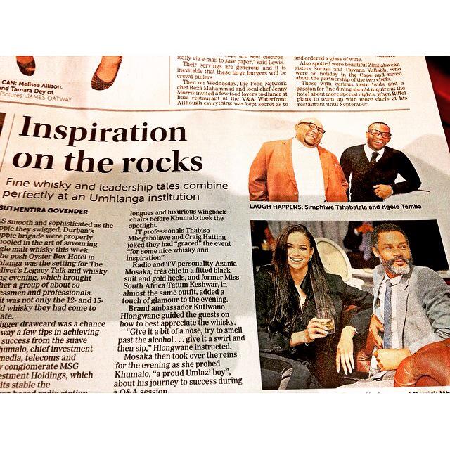 TatumKeshwar's tweet image. Inspiration indeed! @TheGlenlivetSA @Andile_Khumalo Thank you for hosting us @Azania_ @CapacityR #LegacyTalks