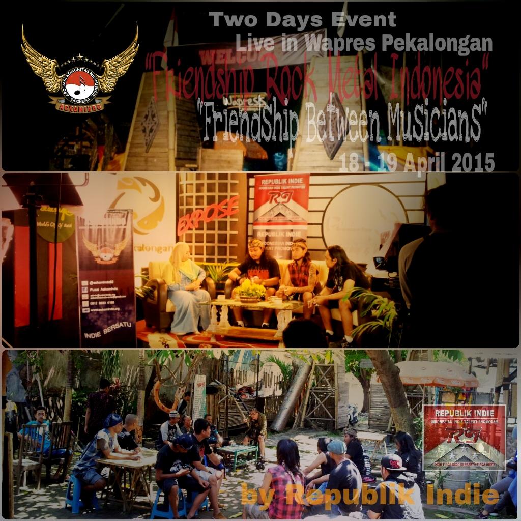 Now, Live in Wapres Pekalongan "Friendship Metal Rock and Friendship Between Musicians Indonesia" by <a href="/indie_republik/">indieRepublik</a>