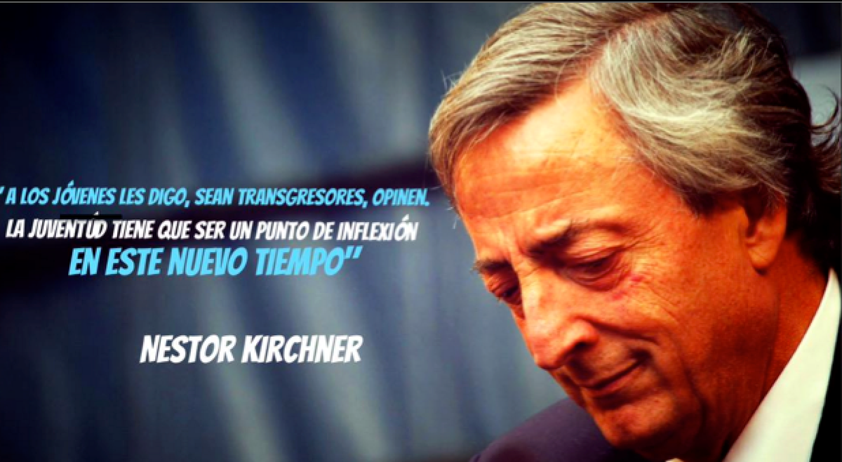 aliciakirchner's tweet photo. "A los jóvenes les digo sean transgresores, opinen, la juventud tiene que ser punto de inflexión del nuevo tiempo"NK http://t.co/EIvre75ZKc