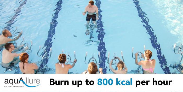aquAllureUK's tweet image. We keep your hair dry so you can try #Poolbiking anytime