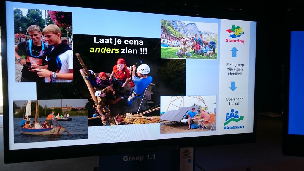 IngeborgRaksha's tweet photo. #beroemd #gespot beide dochters 😀 tijdens #presentatie #Scouting2025 #thema #toekomst http://t.co/OyYuxJOEkS