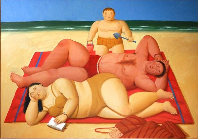Happy Birthday to Colombian artist Fernando Botero, born today in 1932:  