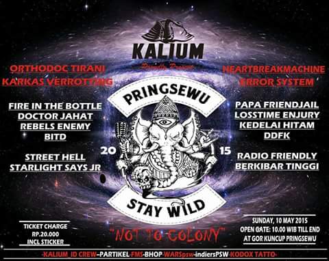 Sunday 10 may At. Gor kuncup pringsewu-lampung.. Enliver and wilder!!!