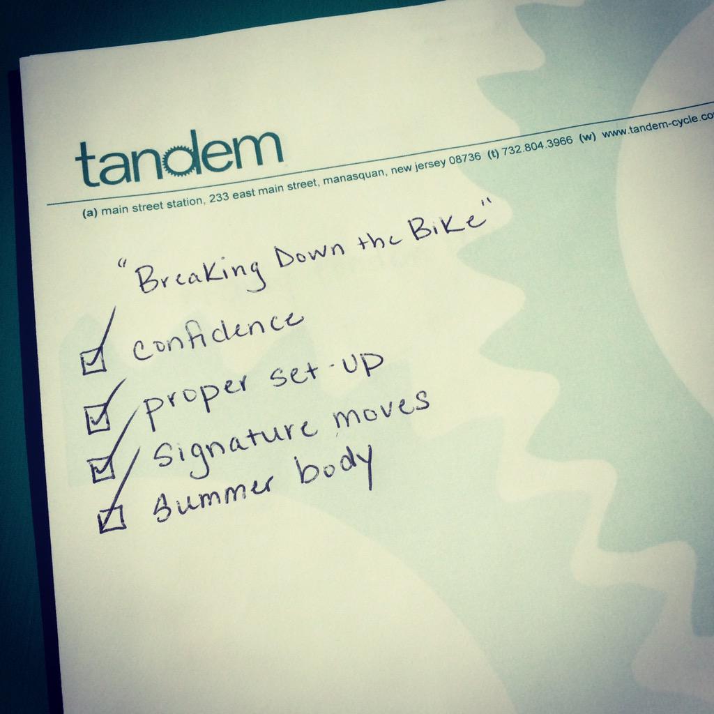 tandemcycle's tweet photo. Join us for our F R E E class "breaking down the bike" @tandemcycle today at 12pm #ridetandem #breakingdownthebike http://t.co/4jznulfTC4