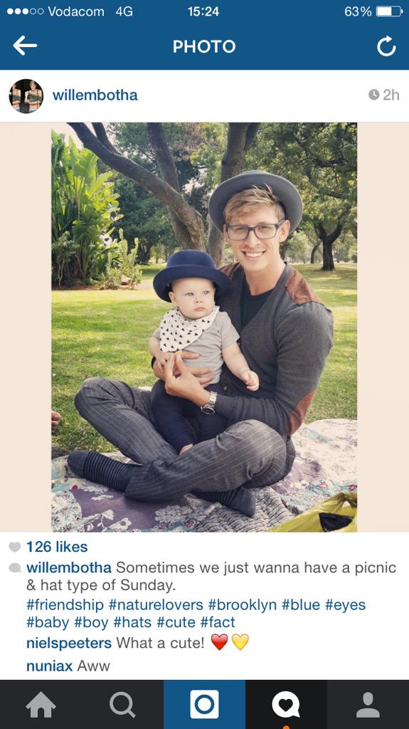 So lekker gechill saam <a href="/WillemBotha/">Willem Botha</a> by vandag se parkie! <a href="/Lynnedj_MrsSA/">Lynné de Jager</a> ☺️