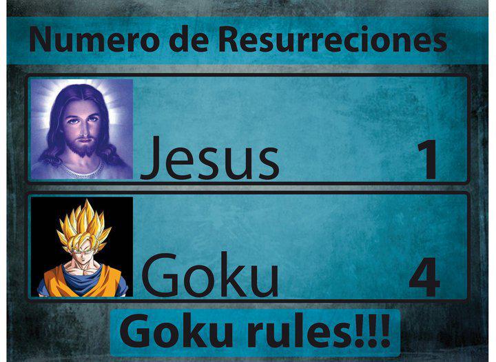 TMetal8's tweet photo. Hechos reales que nadie puede negar... O me dirás que no es valido por ser goku un personaje, sabes ambos lo son ;) http://t.co/iCeu4HtI3N