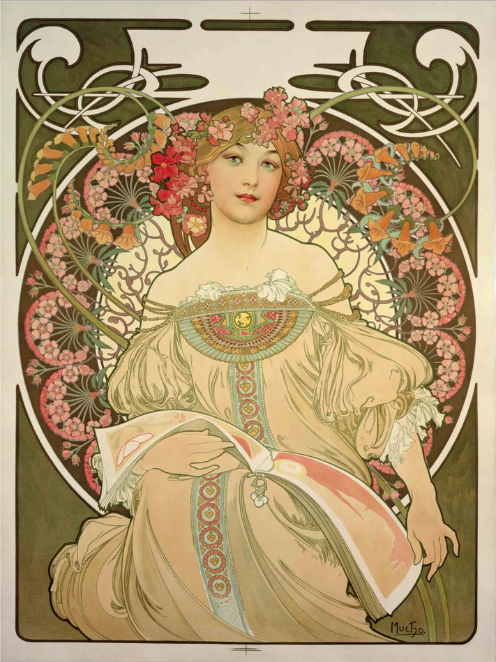 arteaIdia's tweet photo. "Champagne Printer Publisher" (1897), Alfons Mucha (República Checa) - Modernismo http://t.co/YHyWVNlKEu