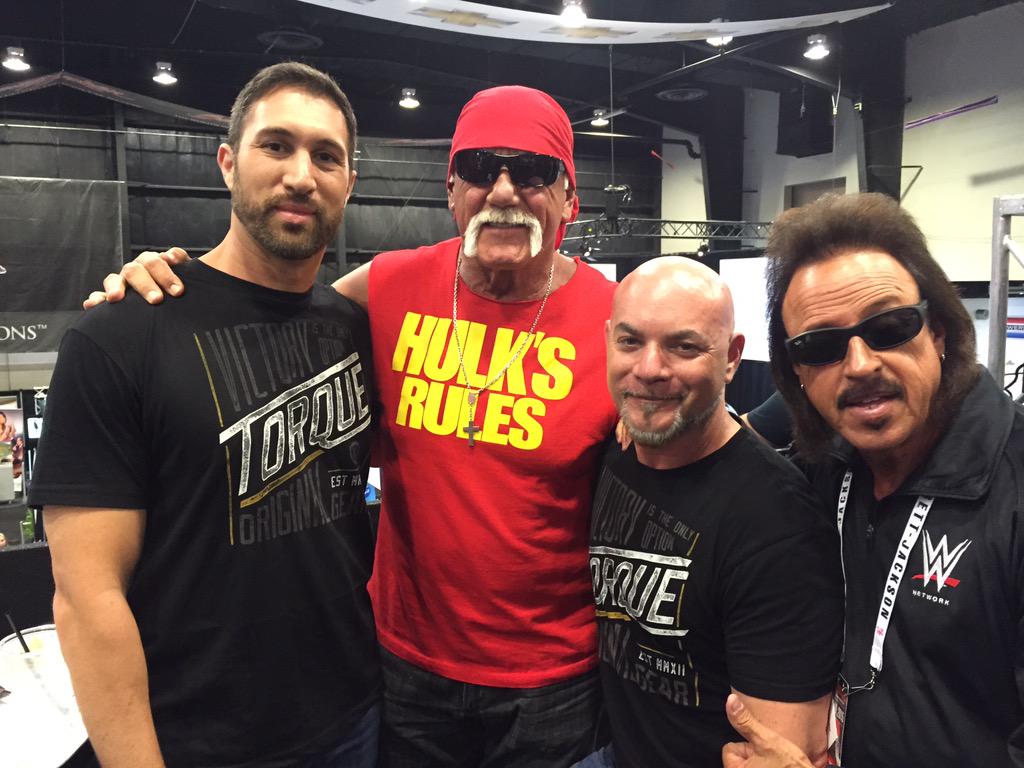 Torque1net's tweet image. Amazing $150k to 3 incredible charities! @Barrett_Jackson @HulkHogan @TripleH @ConnorsCure @AHEROUSA @GraceProject707