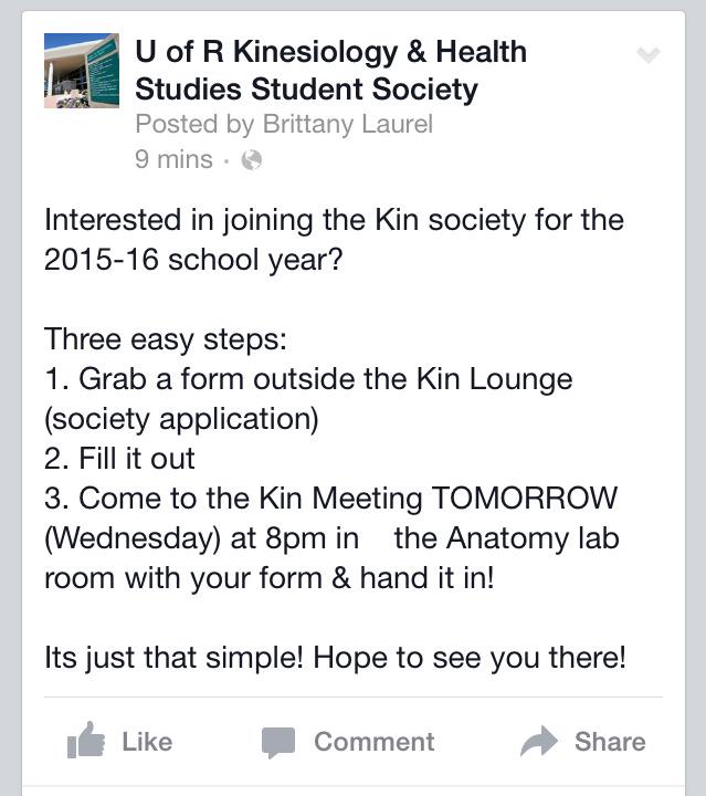 UofRKHSS's tweet photo. Just 3 easy steps! http://t.co/KudECSZ9mb