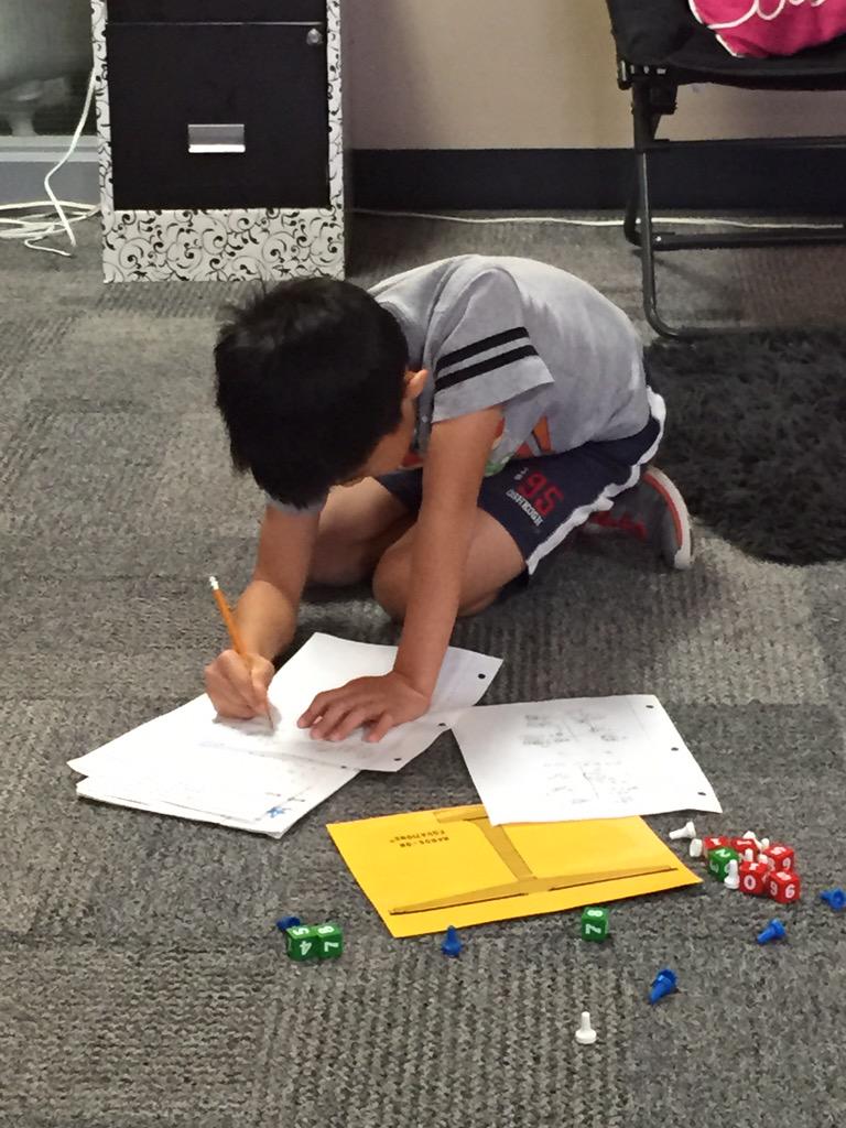 shammonsGTi's tweet photo. Pretty awesome when a second grader does algebra! #HandsOnEquations #lesson26 http://t.co/LAPdzgPvTv