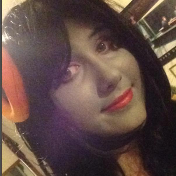 So these are from my Aradia cosplay. I didnt paint my neck because it was more of a test run for my cosplay but yeah