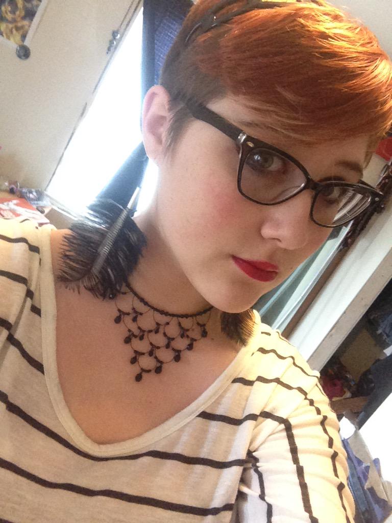 Look how short my hair is now