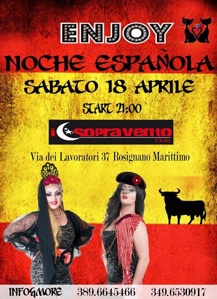 paolapenelodq's tweet photo. Sabato 18 aprile #Enjoy Noche Espanola @ #IlSopravento 
On stage @paolapenelodq e #UrsulaKatzulova http://t.co/HJJ8mhBr1i