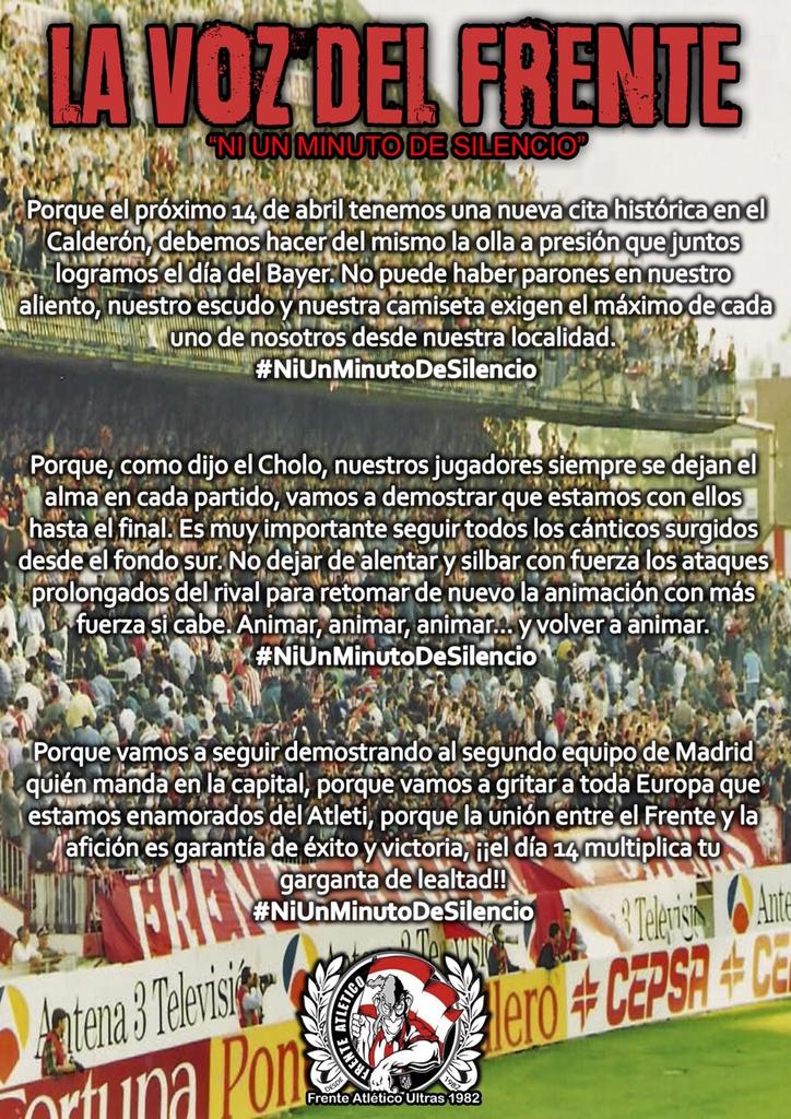 FA82Oficial's tweet photo. ¡FUERTE LA VOZ! #NiUnMinutoDeSilencio http://t.co/HH3KgrAApt