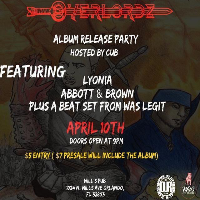 waslegit's tweet photo. Friday 9pm @willspub I'll be doing a set along side @abbott_brown &amp; @lyoniaband for #theoverlordz album release. 🙏 http://t.co/v5AVVqzQUm