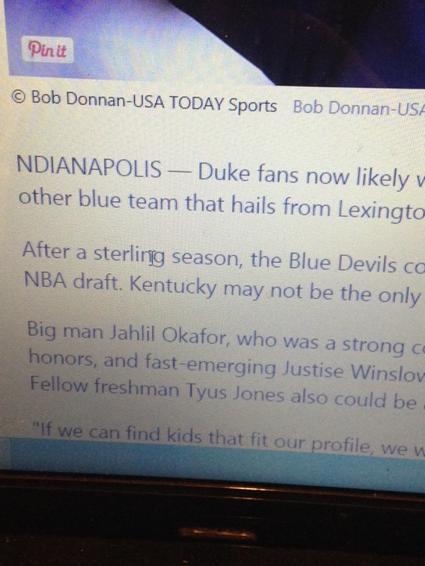 misstiff135's tweet photo. USA Today Sports cannot spell! It's INDIANAPOLIS #aprilmadness http://t.co/XPYia5l45M