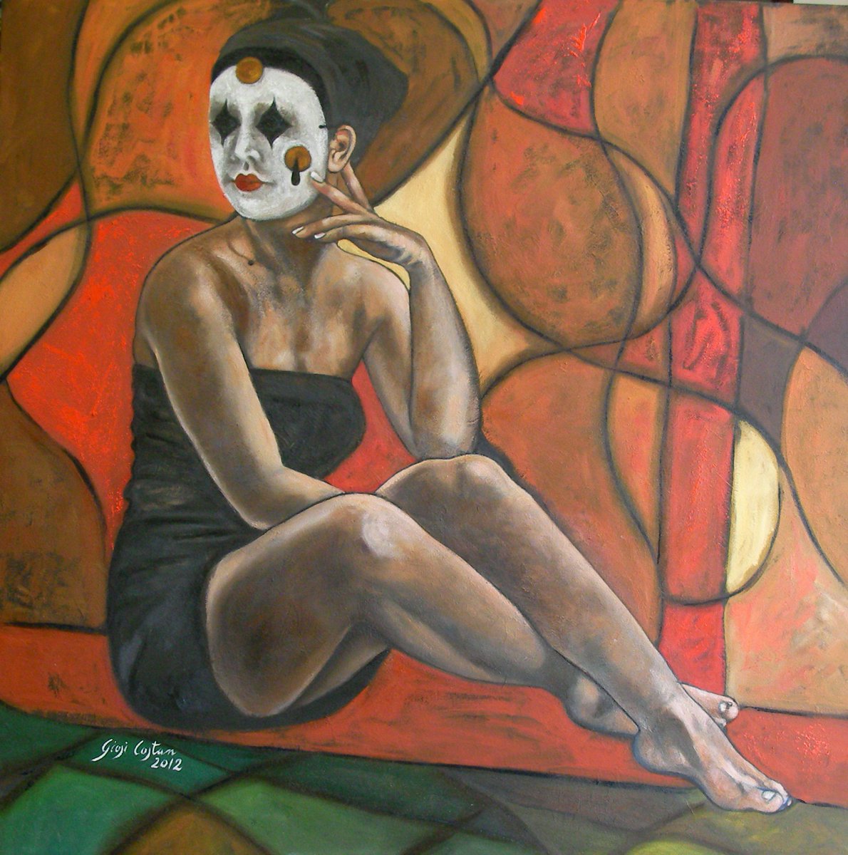 GiosiCostan's tweet photo. (IN)ATTESA REALTA'   70x70 cm  oil/canvas #oil #artsjobs #modernwomen #painting http://t.co/iEyTbMsaU7