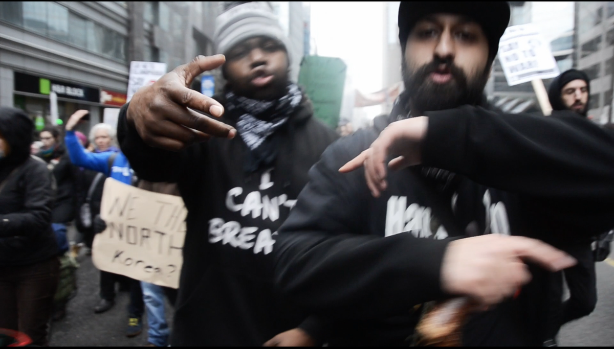 illashootxr's tweet photo. HAND'S UP DON'T SHOOT! #Toronto #BillC51 #Protest @micgutz  &amp; @YbsFrack #7PllarProductions Music Video drops soon! http://t.co/flYwDLN2A0