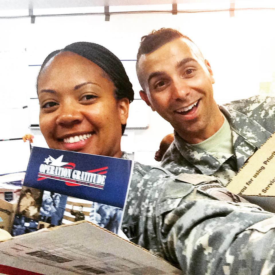OpGratitude's tweet photo. #Carepackages = SMILES! http://t.co/RdJIzHPbU8 #SOT #HonorVets http://t.co/bBXwnDM8n1