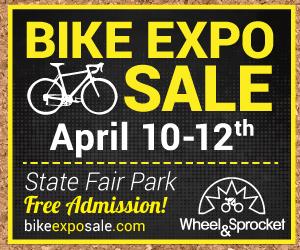 gotbravado's tweet photo. We'll be at @WheelSprocket's Bike Expo Sale @wistatefair Expo Center this weekend Apr 10-12 w/ signup and discounts! http://t.co/hm5KSXbCnd