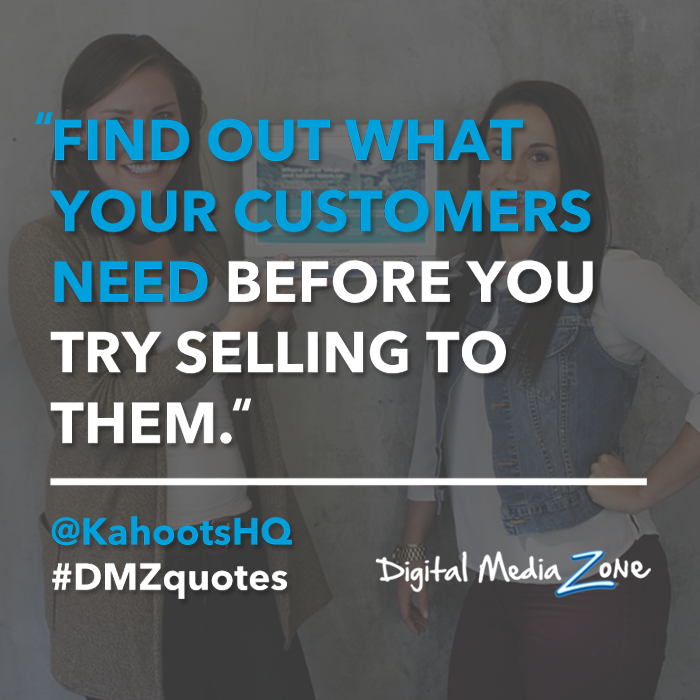 dmzhq's tweet photo. Dealing with customers can be tough for a #startup. @KahootsHQ have advice on how to interact with them! #DMZQuotes http://t.co/yeUWOe13y6