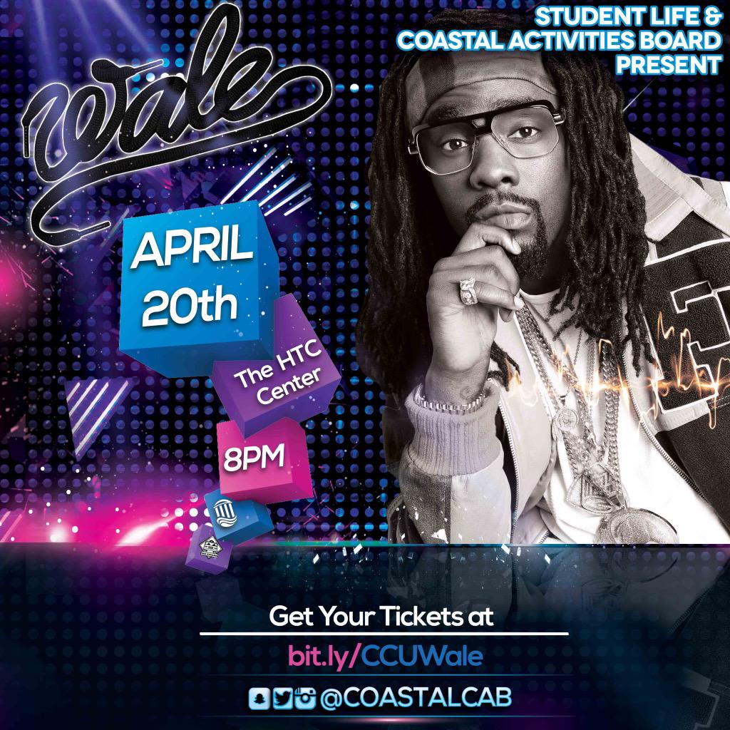 With the number 1 album on iTunes right now, <a href="/wale/">Wale</a> will be here on 4/20!! Tickets are officially open to he public!
