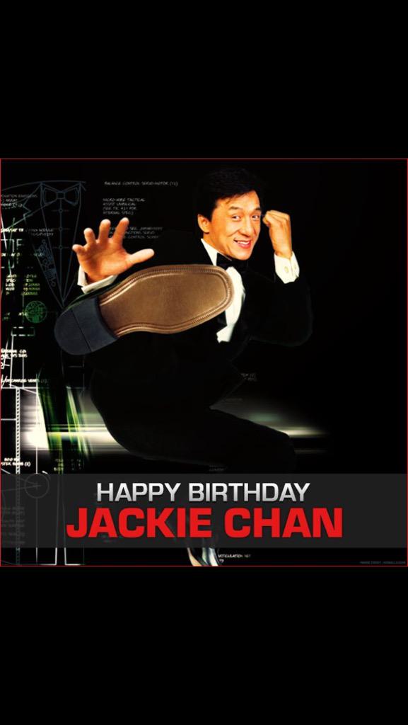 # HAPPY BIRTHDAY JACKIE CHAN# STAY BLESSED 