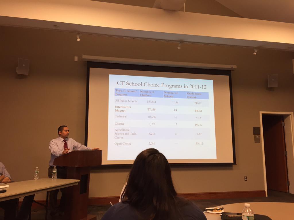 rglweiner's tweet photo. @RobertCottoJr presenting Choice Watch at today's Investigating School Choice panel @trinitycollege #ctedreform http://t.co/HexArPuoZp