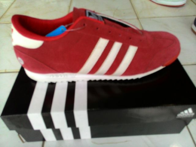 Ready Stock /// Adidas SL 72 Merah List Putih