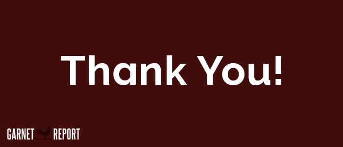 GarnetReport's tweet photo. Today is the day. Garnet Report is shutting down. THANK YOU to everyone who supported us. http://t.co/5aOKN6GUXl http://t.co/WZt8Br3tog