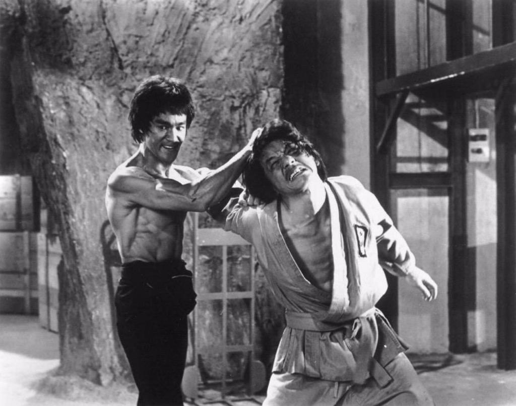 Bruce Lee wishing Jackie Chan a very Happy Birthday! You\re the man, Jackie. 