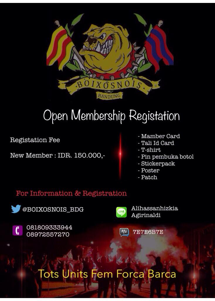 agiirinaldii's tweet photo. Open Membership 16april-30april2015 @BOIXOSNOIS_BDG @INDOBOIXOSNOIS @CulesIndonesia @FCBarcelona http://t.co/mU5FYKZo8T
