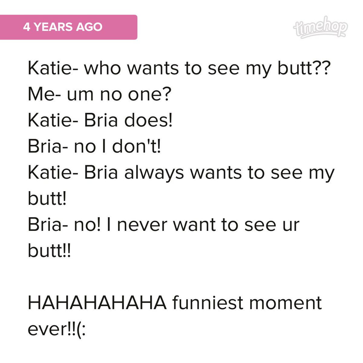 hannahjo94's tweet photo. This happened 4 years ago.. @KatieBish28 @BriaZyniewicz  http://t.co/brBKhIzQnD http://t.co/4CPkOnShMd