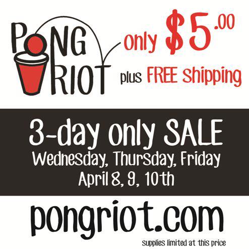 PongRiot's tweet photo. Celebrate its  #NationalBeerDay! http://t.co/Z3rx8yXJ15