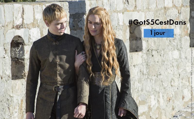 Marcuszeboulet's tweet photo. #GOTS5CestDans 1 jour ! Qui c'est qui Cersei petites fesses en attendant ? @OCSTV @Canalsat ! http://t.co/2mD1gdwTg9 http://t.co/Lg8nJeXety