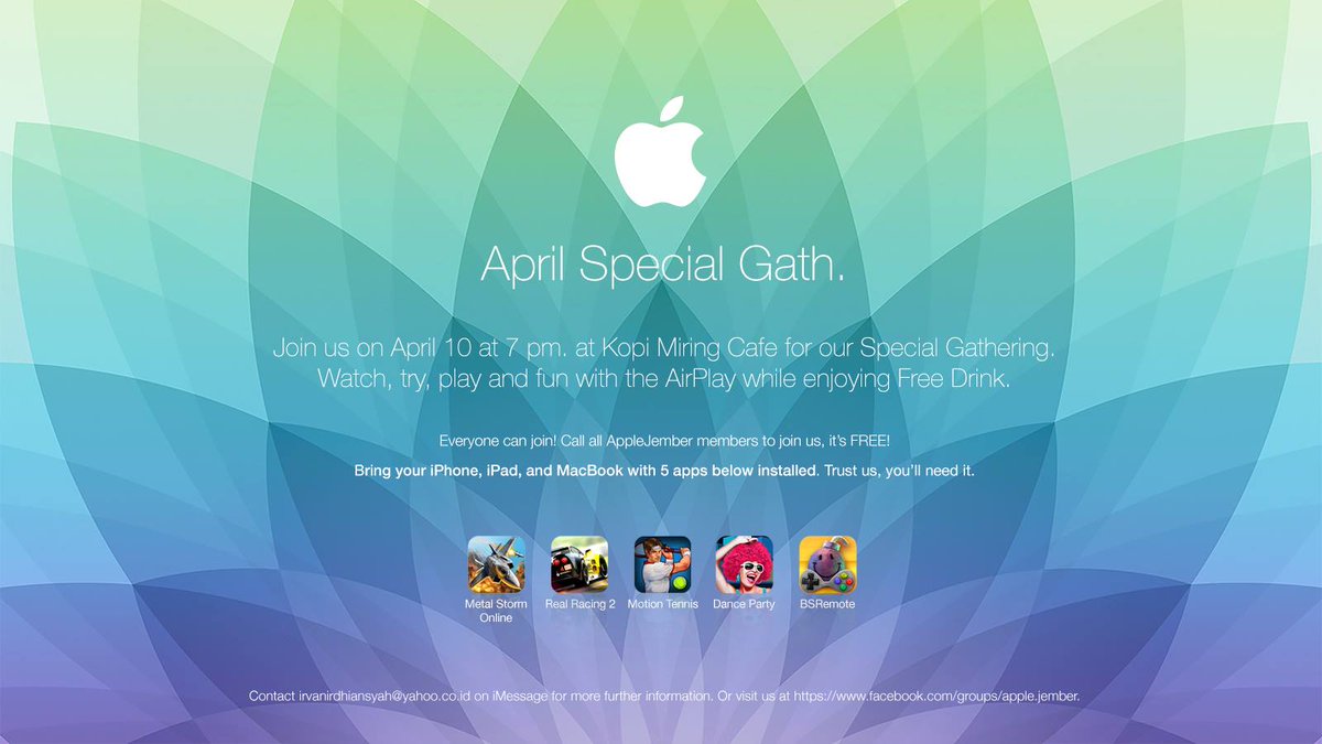 April Special Gath.
Be there.. :)