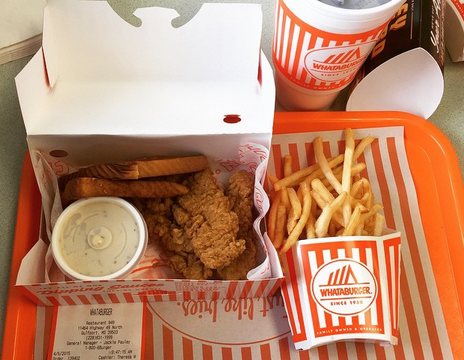 The last month of school they should reward our hard work and have Whataburger in the cafeteria.
