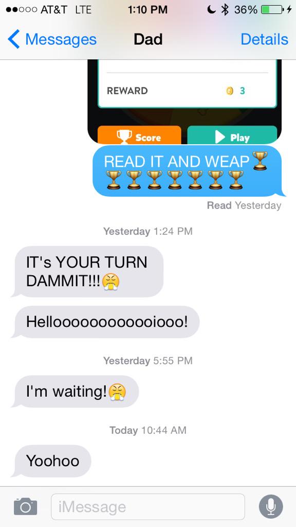 m_griffy's tweet photo. my father needs an intervention #triviacrackaddict http://t.co/i3JwqQioDp