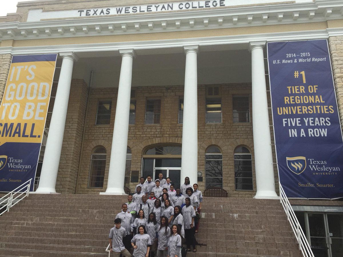 JeterTurn2's tweet image. The NY #JetersLeaders kicked off their #SpringIntoCollege Tour in Texas w/visits to @TexasWesleyan @UNTsocial + @SMU.