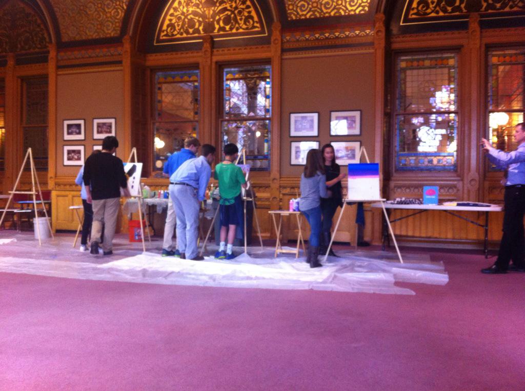 CTArtEdHaas's tweet photo. Watkinson School performers and artists at the Capitol! STEAM NOT stem!!! http://t.co/vVOJU6ATL6