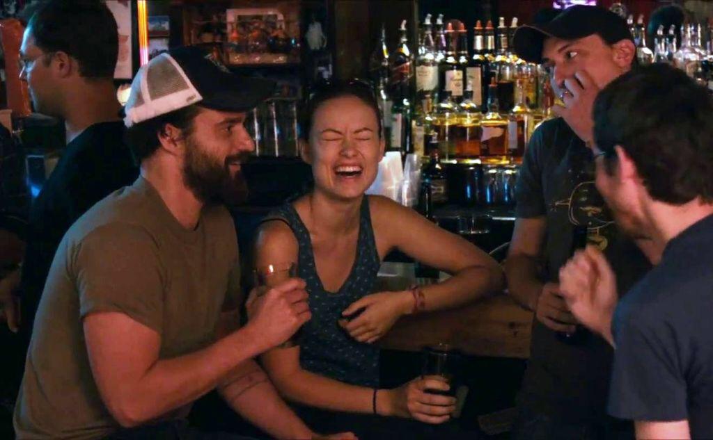 oliviawilde's tweet photo. Oh snap it's #NationalBeerDay? You should probably celebrate by watching Drinking Buddies on @netflix. My beer face: http://t.co/7FC9ZbddOi