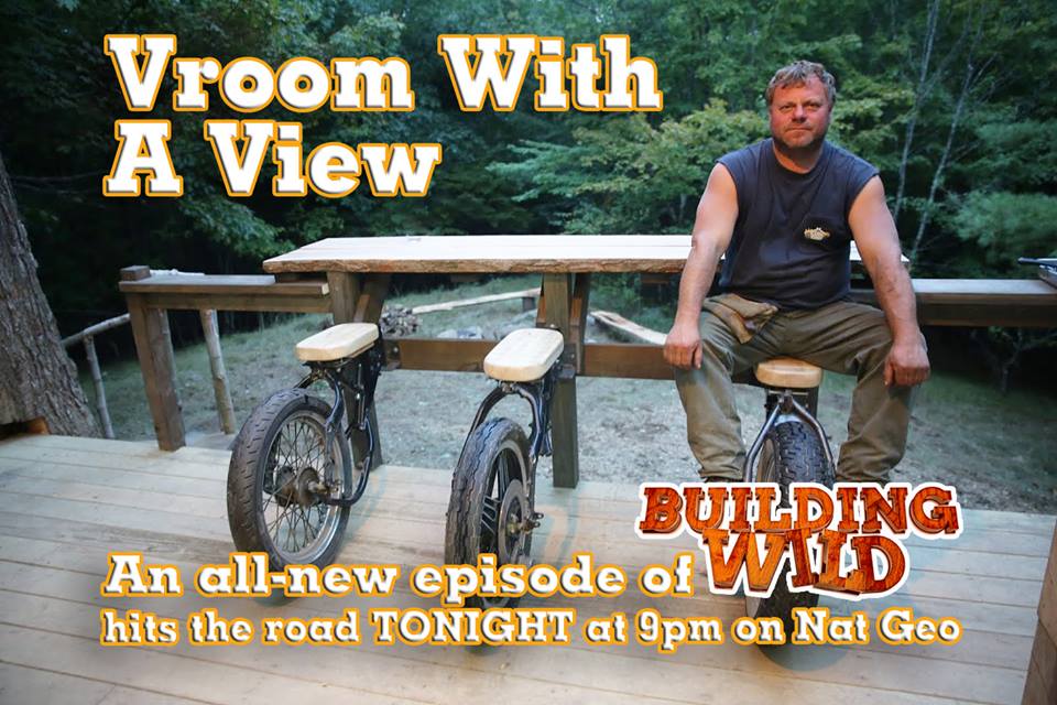 BuildingWildTV's tweet image. Get your motor runnin'. Head out on the highway... Tune in to an all-new Building Wild TONIGHT at 9pm Eastern!