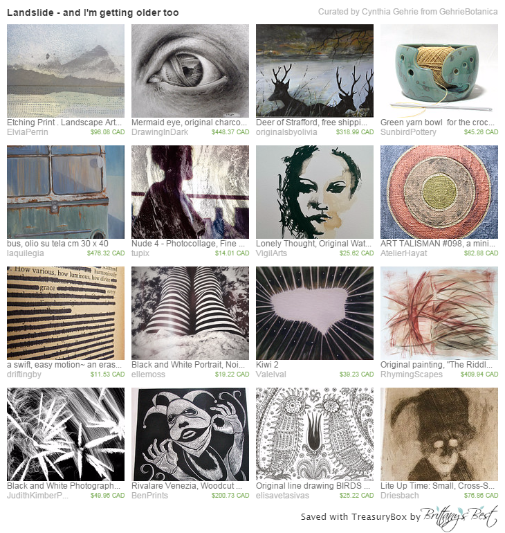 JulieAntari01's tweet photo. Landslide - & I'm getting older too by Cynthia http://t.co/H8j2GeC71c
#sublimeexhibition119 @Etsy
#art #SublimeTeam http://t.co/WPlH6cfE4Y