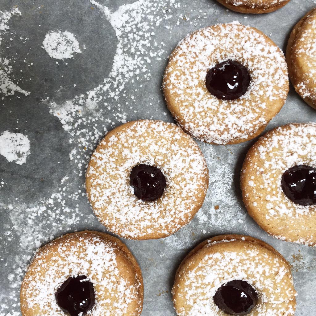 Spitzbuben. #recipetesting #cookiebook #workinprogress