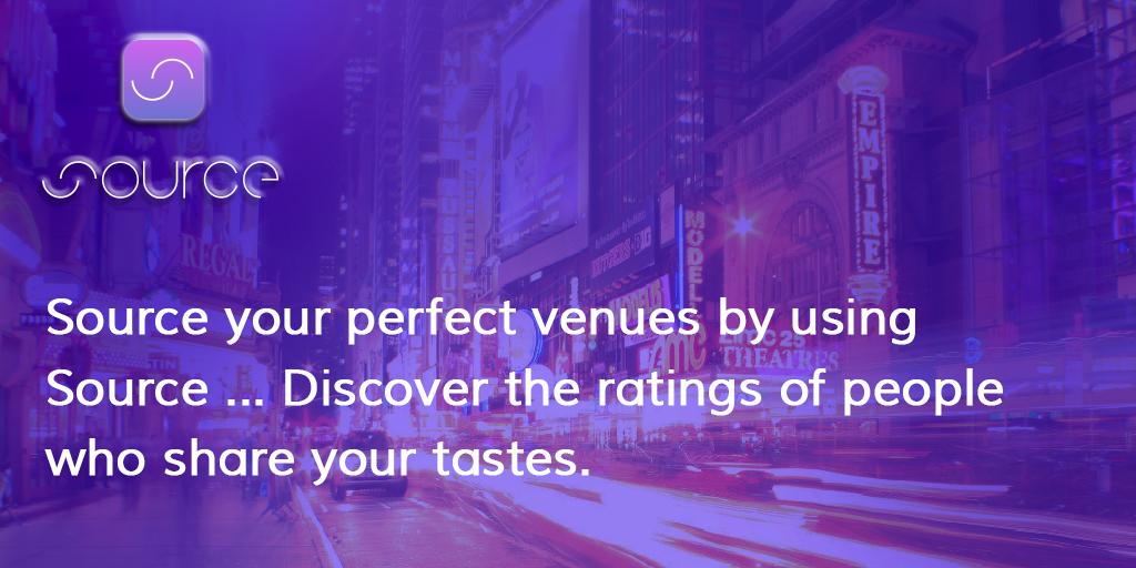 Source_App's tweet photo. #Source your perfect venues by using #Source_App #mobileapp. Discover the ratings of people who share your tastes. http://t.co/pFTXUJJZpt