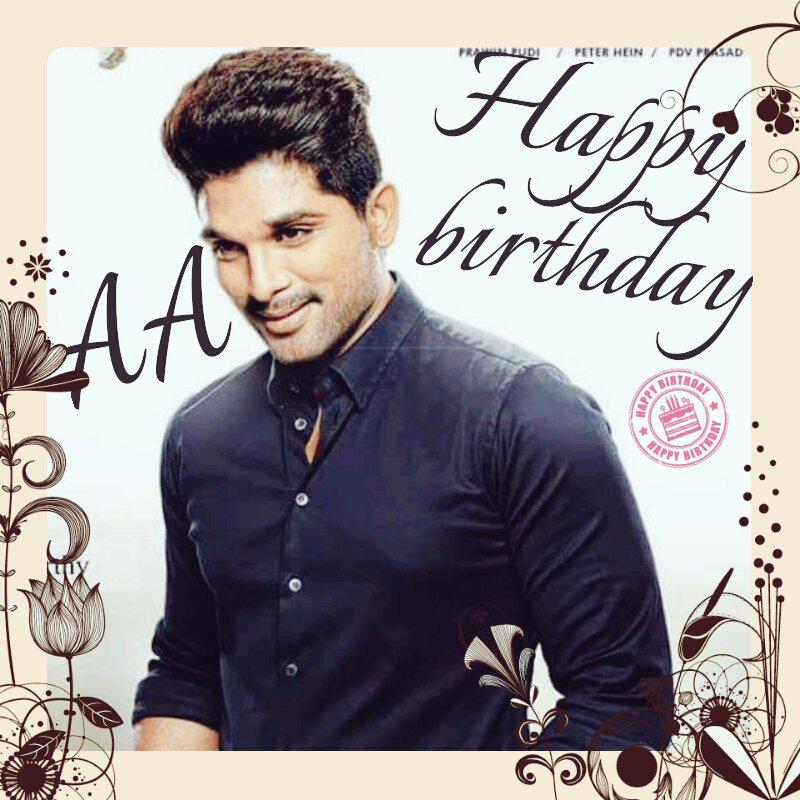 HAPPY BIRTHDAY to my DARLING ALLU ARJUN.... ur always the best.... 