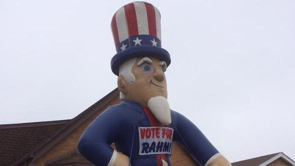 redeyechicago's tweet photo. Chicago officials are also trying to figure out how the heck this is near a polling place. http://t.co/aVRB7Sl5hD http://t.co/TYktmdUbKc
